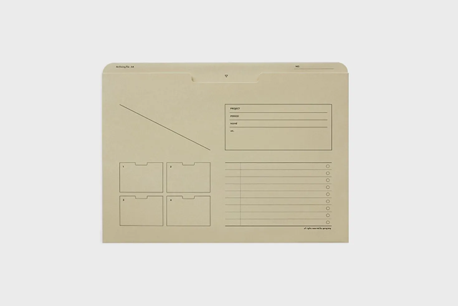 A4 Analogue Archiving Pocket Holder