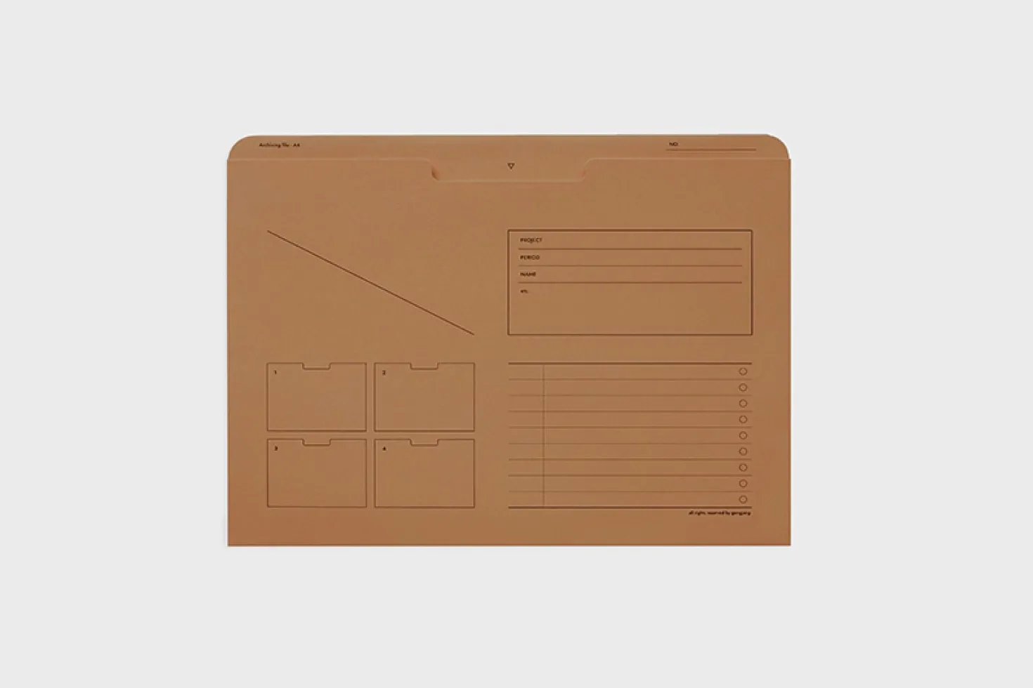 A4 Analogue Archiving Pocket Holder