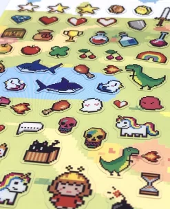Adventure 8-bit PVC Sticker