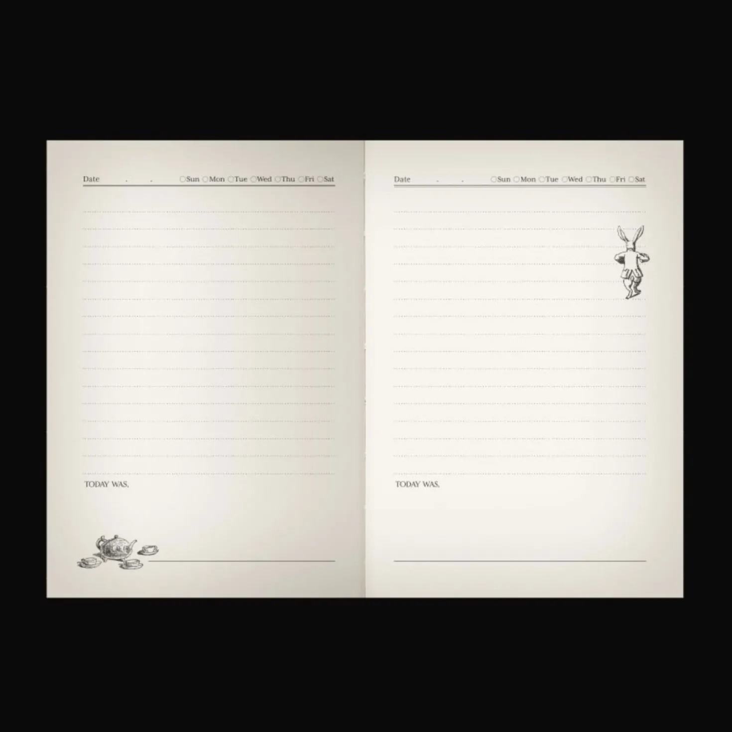 Alice in Wonderland Daily Scheduler