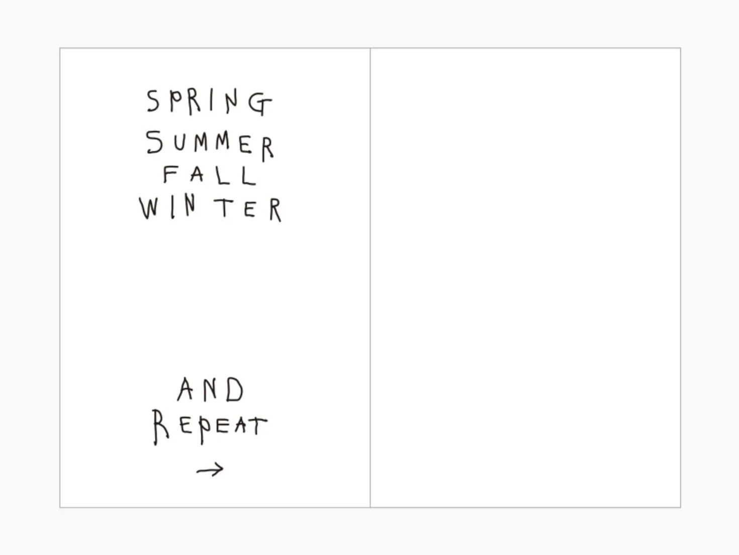 All Season Drawing Daily Planner
