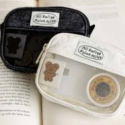 All Smiles Mesh Card Pouch