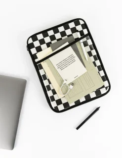 A Low Hill Check Pattern 13 in. Laptop Pouch