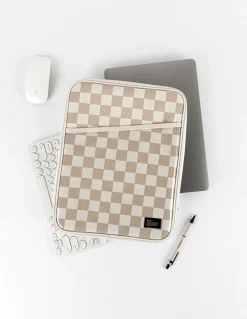 A Low Hill Check Pattern 13 in. Laptop Pouch