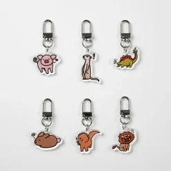 Animal Acrylic Key Ring v2