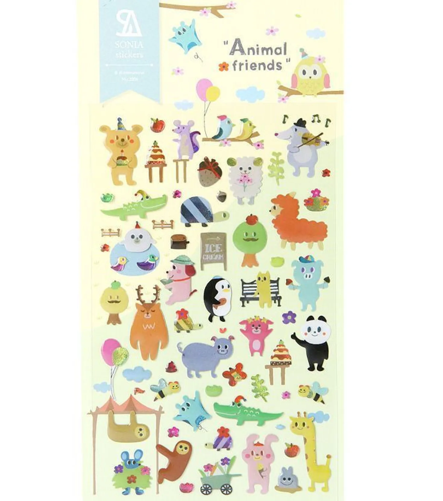 Animal Friends Deco Sticker