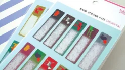 Animal Name Tag Sticker Set