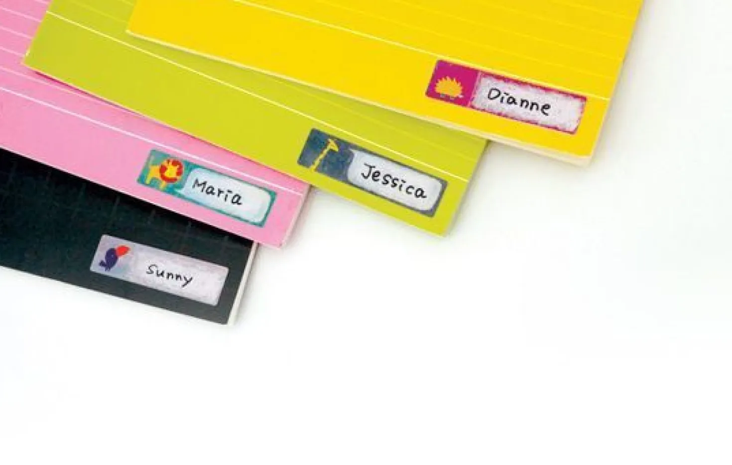 Animal Name Tag Sticker Set