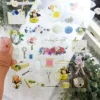 Antique Floral Deco Sticker