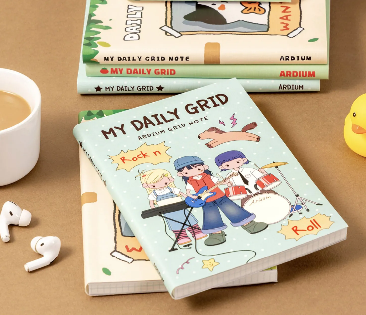 Ardium Daily Grid Notebook