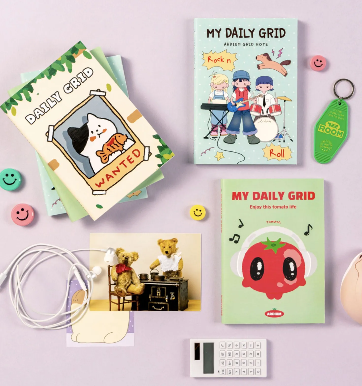 Ardium Daily Grid Notebook