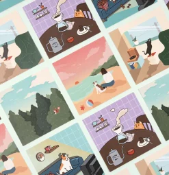 Ardium Small Friends Post Card
