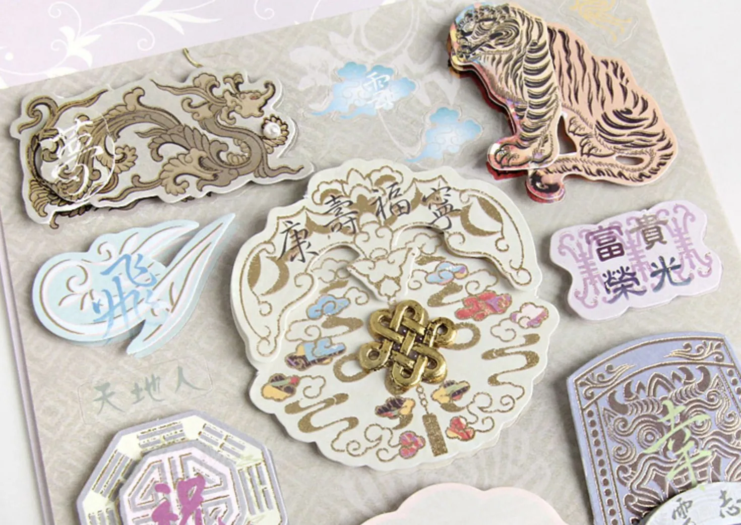 Asia Themed 3D Deco Sticker