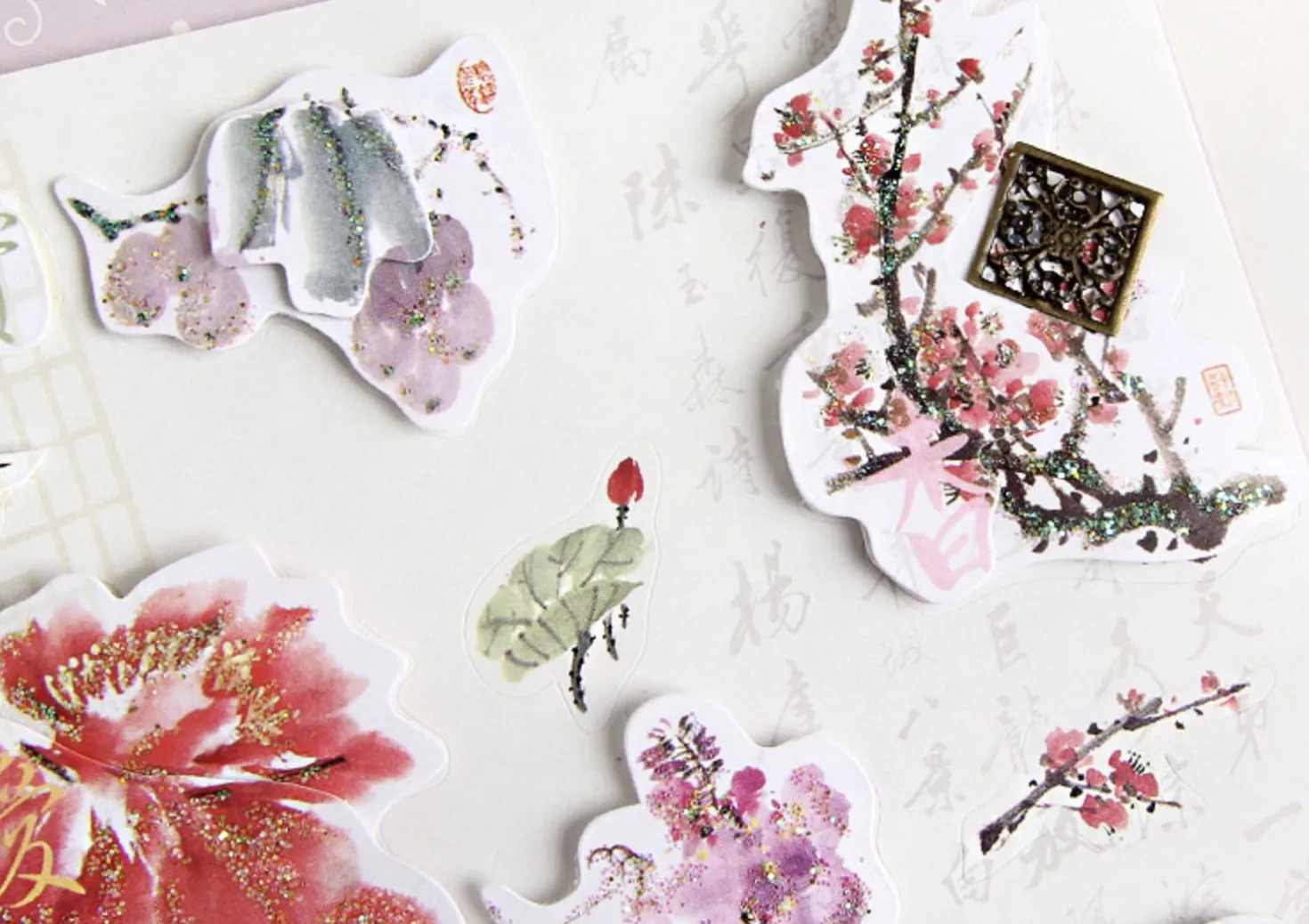 Asia Themed 3D Deco Sticker