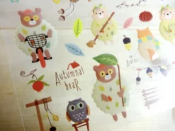Autumn Animal Deco Sticker