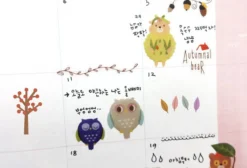 Autumn Animal Deco Sticker