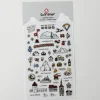 A Walk in Swiss Deco Sticker
