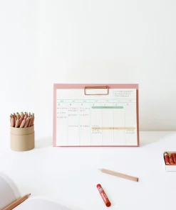 A5 Weekly Schedule Notepad