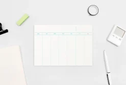 A5 Weekly Schedule Notepad
