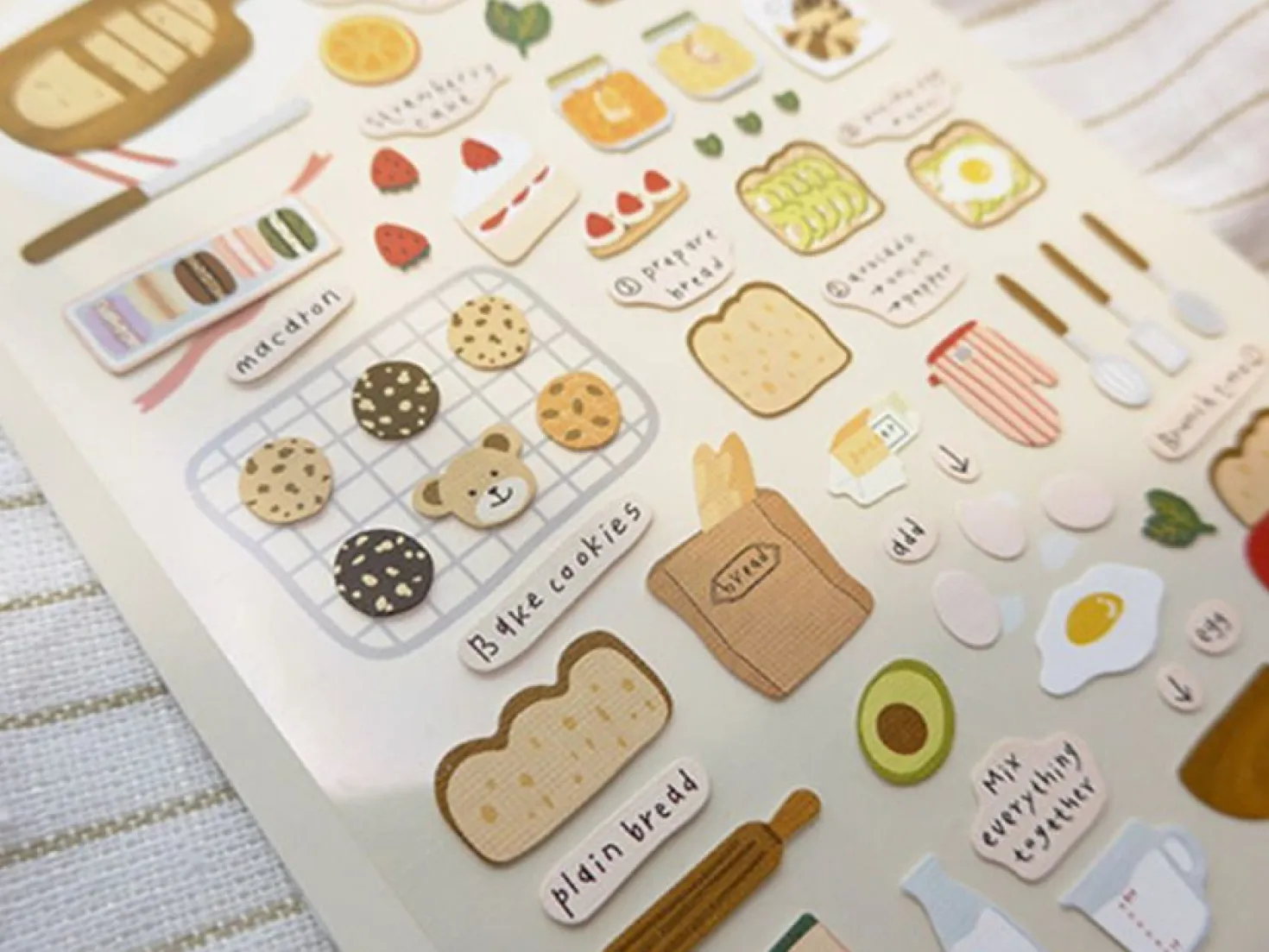 Baking Deco Sticker