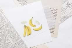 Banana Pressed Fruit Sticker