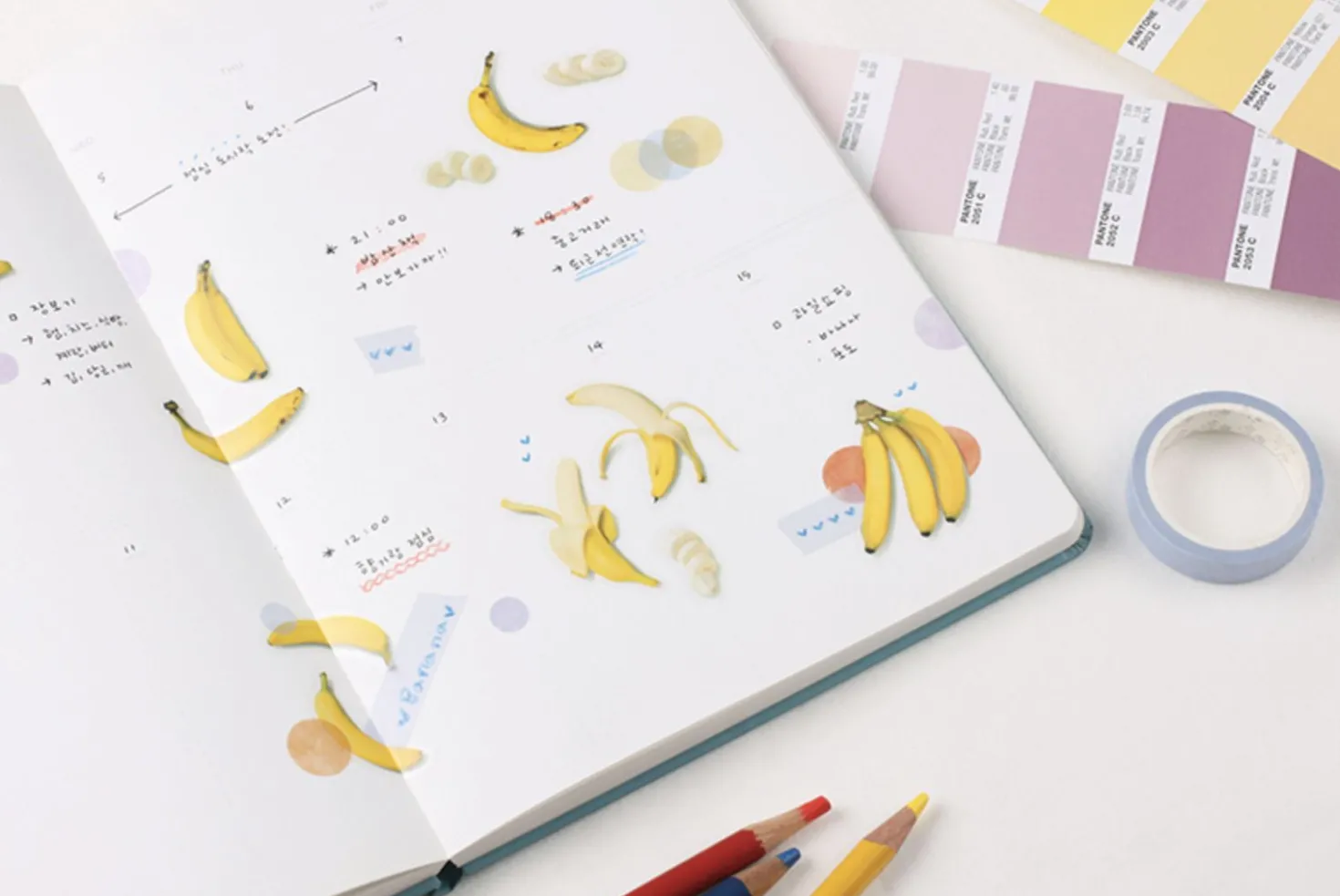Banana Pressed Fruit Sticker