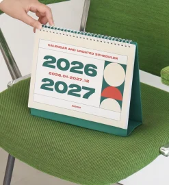 2026-2027 Basic Desk Calendar