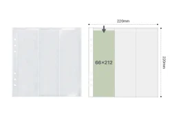 Basic 6 Ring A5 Wide Double-sided Pocket Refill