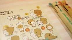 Bear & Bunny's Love Story Sticker