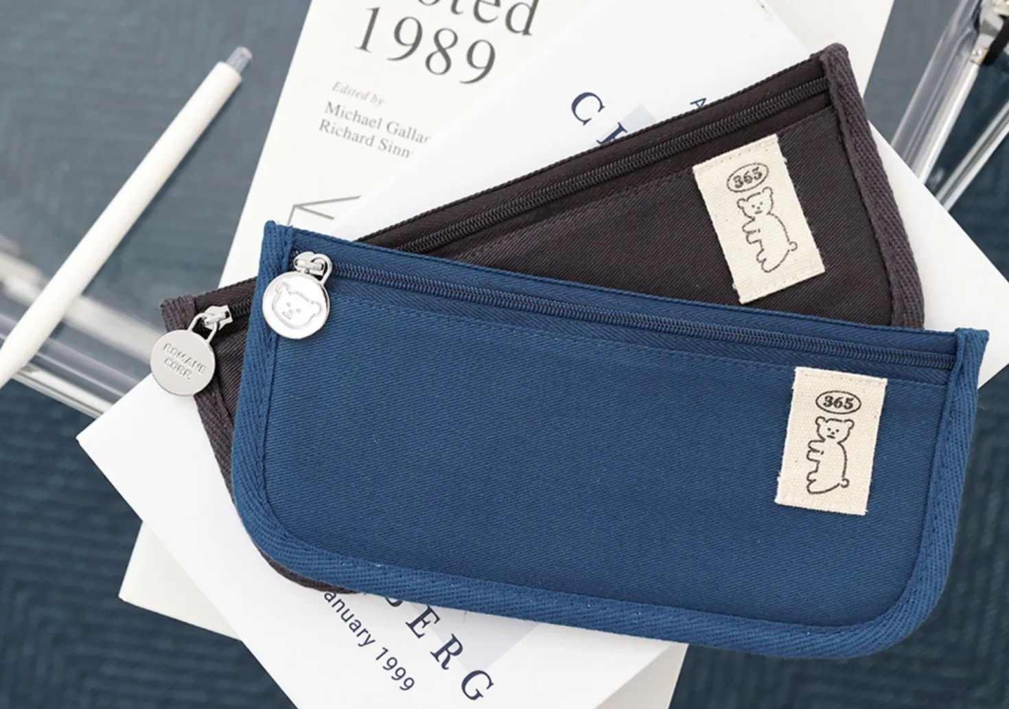 Bear Slim Cotton Pen Pouch