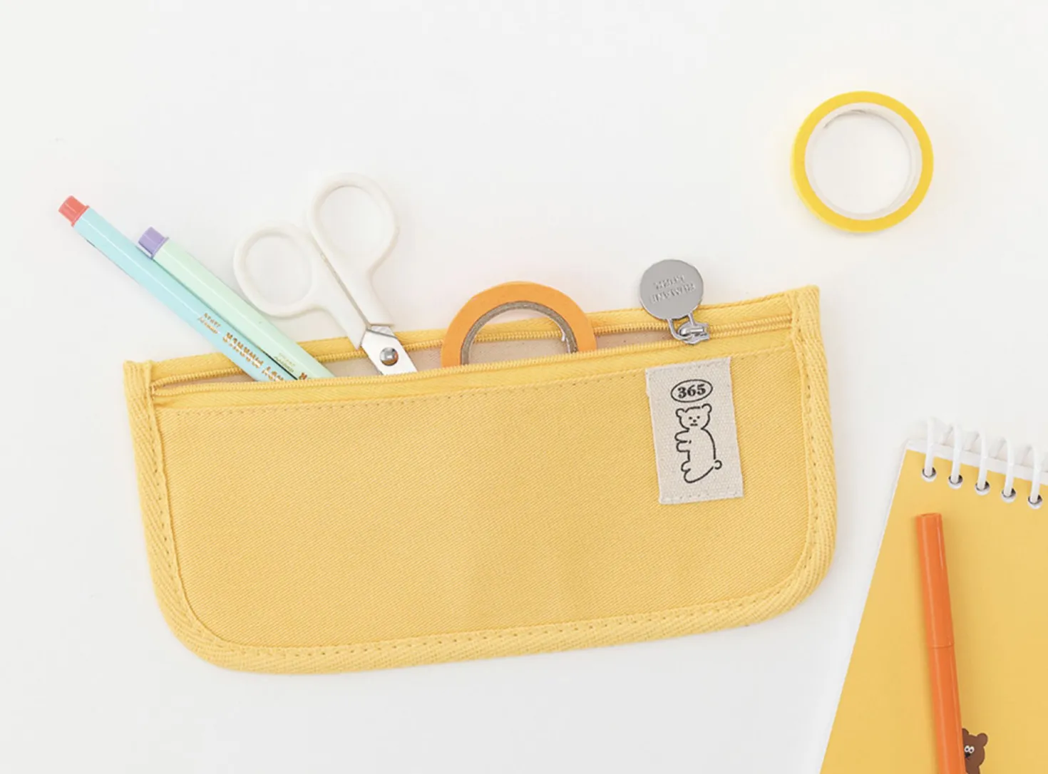Bear Slim Cotton Pen Pouch