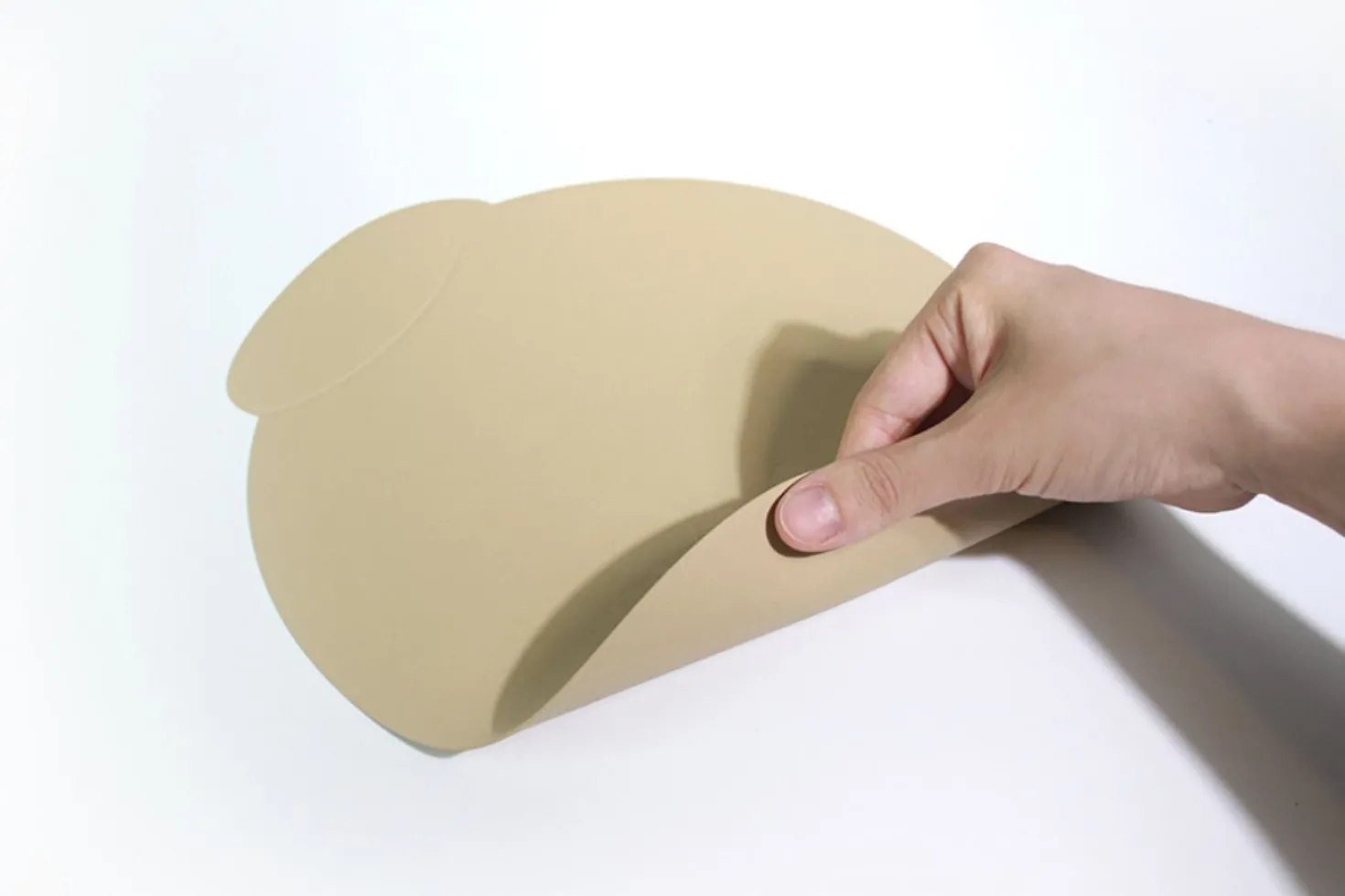 Bear Vegan Leather Mouse Pad