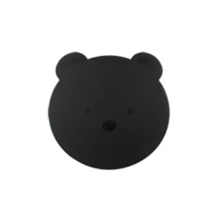 Bear Vegan Leather Mouse Pad