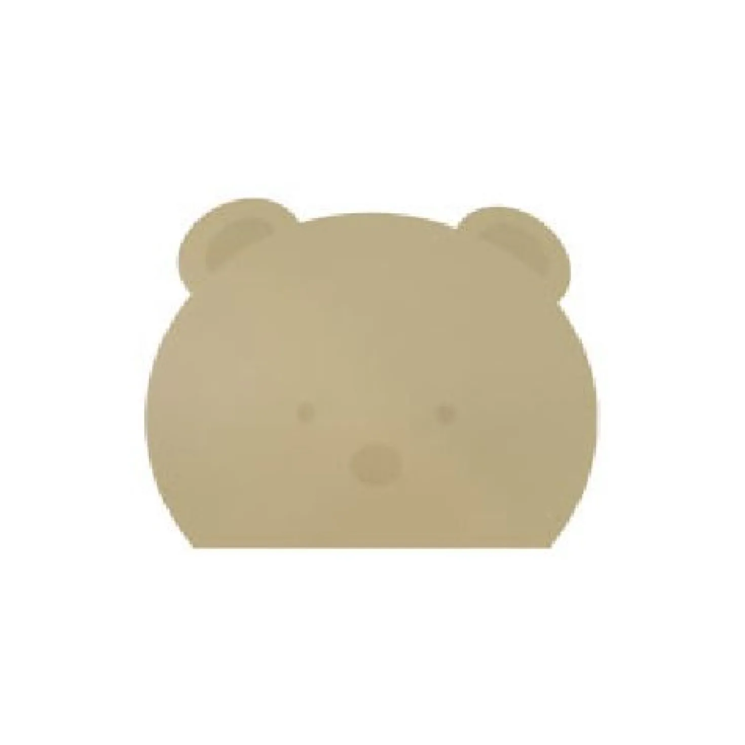 Bear Vegan Leather Placemat