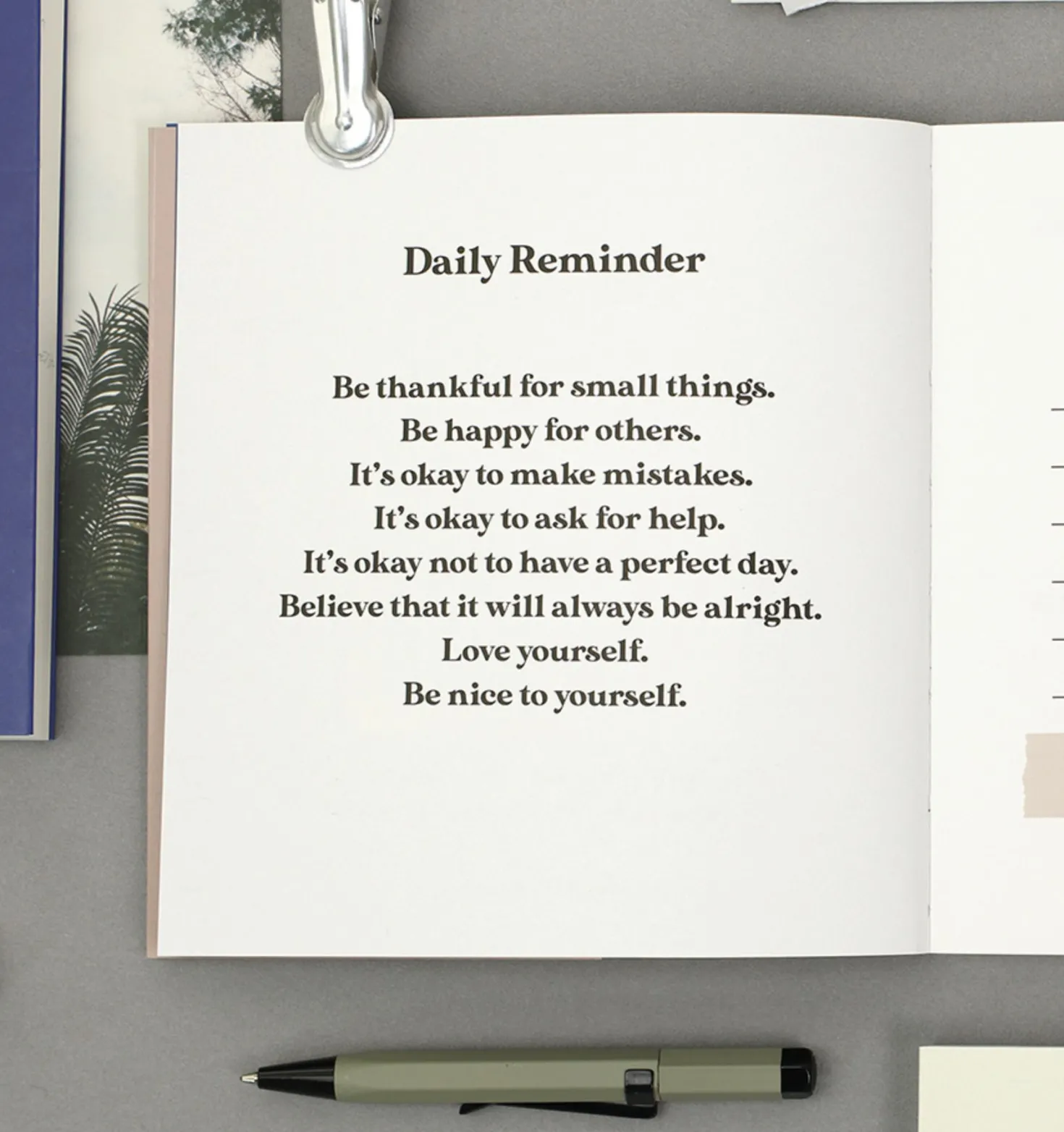 Be Nice to Yourself Planner