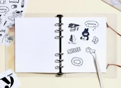 Be On D Sticker Book 6 Ring A6 Wide Refill