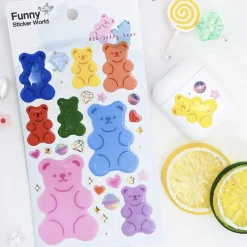 Big Size Jelly Bear Sticker