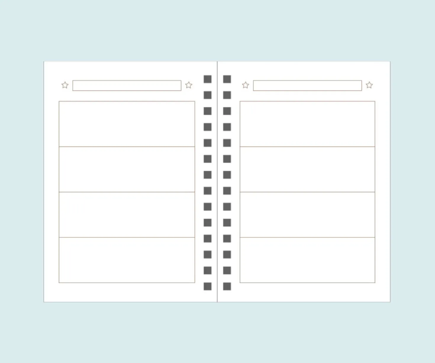 Bits and Pieces Mini Weekly Planner