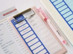 Blue Vocabulary Notepad