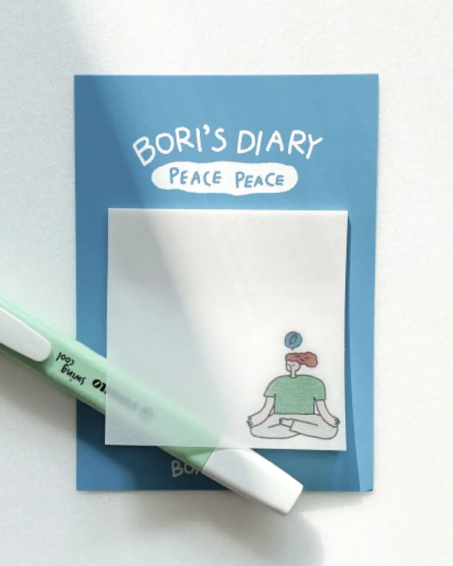 Bori's Diary Tracing Sticky Note