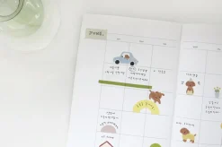 Brown Puppy's Life Deco Sticker