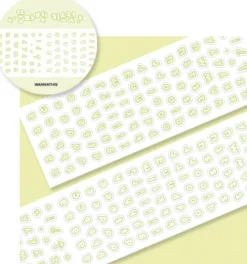 Bubble Alphabet Kiss Cut Tape