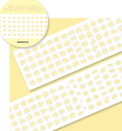 Bubble Alphabet Kiss Cut Tape