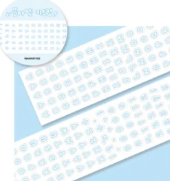 Bubble Alphabet Kiss Cut Tape