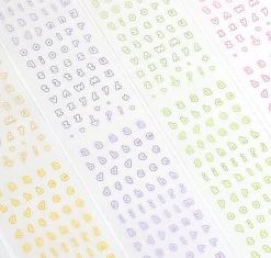 Bubble Alphabet Kiss Cut Tape