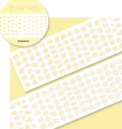 Bubble Alphabet Kiss Cut Tape