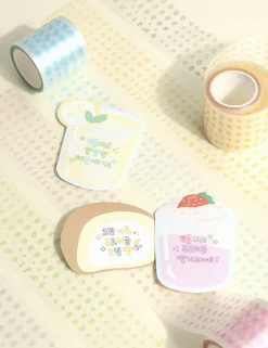 Bubble Hangul Kiss Cut Deco Tape