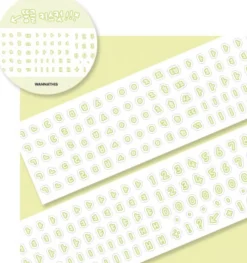 Bubble Hangul Kiss Cut Deco Tape