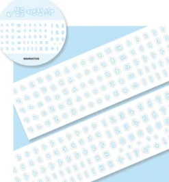 Bubble Hangul Kiss Cut Deco Tape