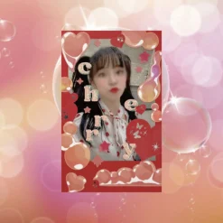 Bubbles Hologram Slim Sticker